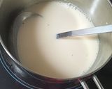 〆の豆乳めんたいミニうどん作り方1写真