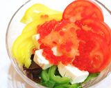 いくら乗せ豆腐サラダ作り方1写真