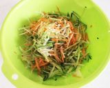 たっぷり野菜丸ごとサラダwithごまドレ作り方3写真