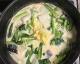 旨味たっぷり鮭と蕪の豆乳味噌スープ作り方5写真