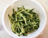 作り置き*酢しょうがでヘルシー棒々鶏風♪作り方4写真