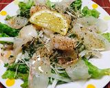 カレイのお刺身でカルパッチョ♫作り方4写真