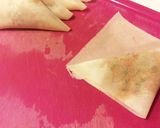 春巻きの皮で三角ニラ餃子作り方6写真