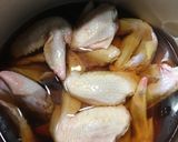 レンコンと手羽先の煮付け作り方3写真