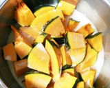 簡単！ホクホクになるカボチャの豆乳煮作り方2写真