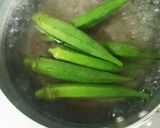 新筍とオクラの煮物作り方4写真