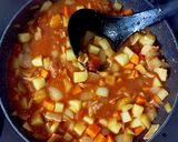 トマト缶deミネストローネ作り方4写真