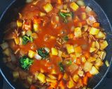 トマト缶deミネストローネ作り方5写真