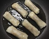 フライパンで本格派♡ハートの焼き春巻き♡作り方9写真