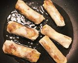 フライパンで本格派♡ハートの焼き春巻き♡作り方10写真