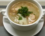 みりんちょっぴり☆海老と大根の味噌汁作り方4写真