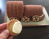機関車トーマス風☆3Dケーキ作り方10写真