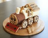機関車トーマス風☆3Dケーキ作り方14写真