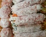 お弁当お摘みに‼ガーリック野菜肉巻き♪作り方3写真