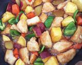 ✱鶏肉さつまいも・れんこんの甘辛照り焼き作り方9写真