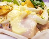 鶏胸肉で♡ゆで卵と野菜のピザ風☆*+作り方7写真