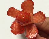 簡単！母の日にいちご花の抹茶カップケーキ作り方5写真