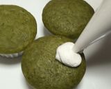 簡単！母の日にいちご花の抹茶カップケーキ作り方9写真