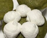 簡単！母の日にいちご花の抹茶カップケーキ作り方10写真