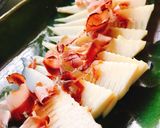 たけのこと肉味噌のピザ。作り方12写真