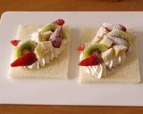 ショートケーキ風フルーツサンドシナイッチ作り方3写真
