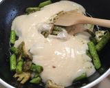 生クリームなし♪バジルクリームパスタ作り方11写真