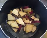 箸休めに♡なめから〜！味噌ピーさつまいも作り方3写真