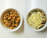 ほうれん草と肉味噌のパスタグラタン作り方3写真