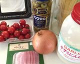 ★簡単絶品トマトとオリーブのスパゲティ★作り方1写真