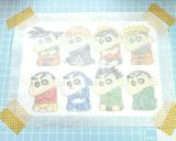 ｸﾚﾖﾝしんちゃんﾋｰﾛｰ　ｷｬﾗﾁｮｺ作り方1写真