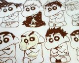 ｸﾚﾖﾝしんちゃんﾋｰﾛｰ　ｷｬﾗﾁｮｺ作り方5写真