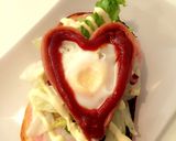 バレンタインの朝食！ハートースト★作り方3写真
