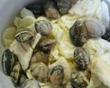 まるごとキャベツの旨味たっぷりあさり蒸し作り方4写真