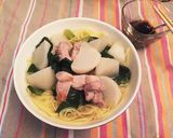 かぶと豚肉のスープ麺作り方9写真