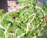 癖になる味!わさび菜と豚バラのマヨ炒め♪作り方2写真