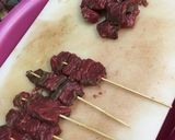牛肉の串焼き作り方1写真