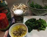 菜の花と葉ブロッコリーのパスタ作り方1写真