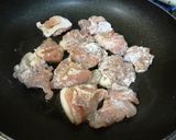鶏モモのおろしリンゴ焼き三つ葉添え作り方3写真