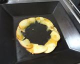 鶏モモのおろしリンゴ焼き三つ葉添え作り方7写真