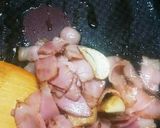 まるごと豆苗DEニンニクベーコンサラダ♪作り方3写真