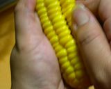 とうもろこしを簡単に芯から取る方法作り方2写真