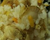 ベビーホタテの炊き込み作り方3写真