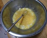 卵で餅ピザ作り方1写真