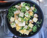 ほたてのゴーヤチャンプルー作り方4写真