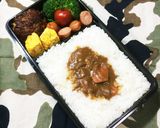 サプライズ隠しカレー弁当作り方1写真