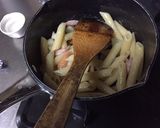 簡単パスタ☆ペンネとポテトのペペロン風作り方4写真