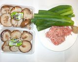 しいたけの肉詰め♪お弁当に作り方1写真