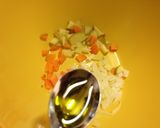 オリーブオイルと野菜の焼きサラダ飯作り方2写真