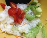 オリーブオイルと野菜の焼きサラダ飯作り方3写真