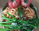 まるごとトマト！トマトパスタサラダ作り方1写真